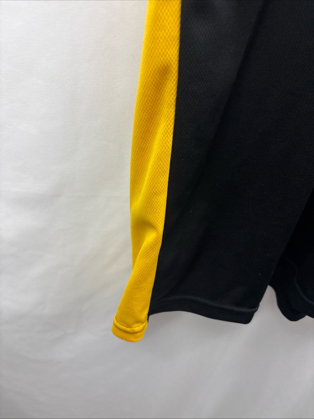 U.S. Army Logo Black Yellow Colorblock Polo Shirt Mens XL Military - Picture 4 of 7